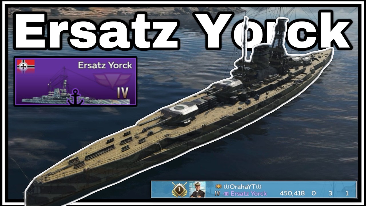 Ersatz Yorck - Strong Armor & High Damage Battleship 🔥 | 