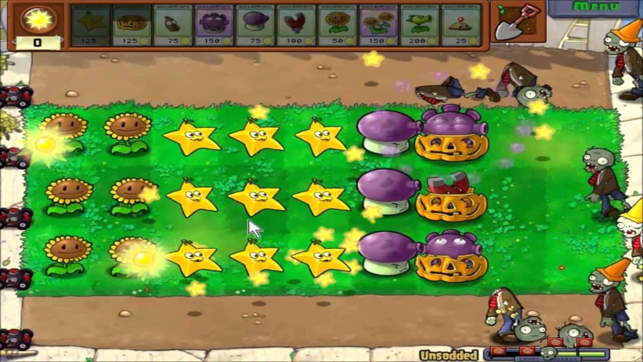 Plants Vs. Zombies- Unsodded (Hidden Mini-Game)
