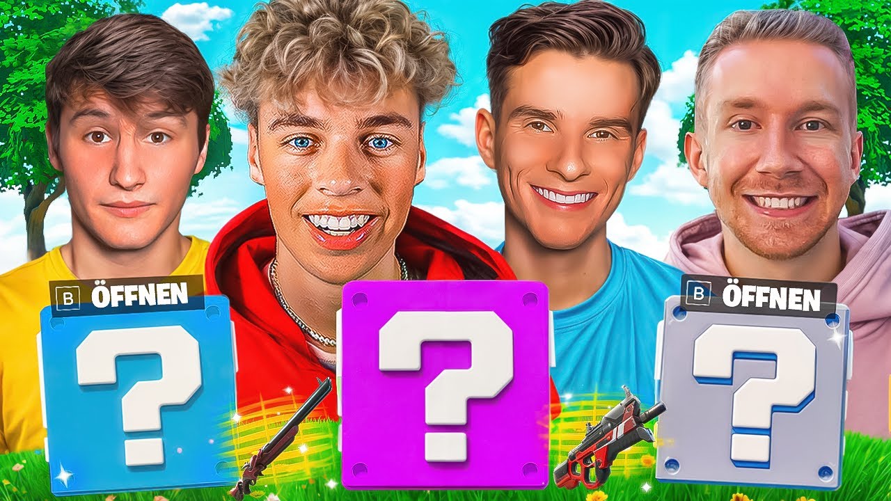 Das LUCKYBLOCK RACE in Fortnite gegen Alvi, Jonzy & Magican! 🏆