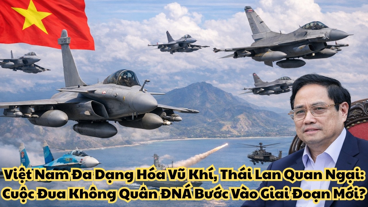 Việt Nam Đa Dạng Hóa Vũ Khí, Thái Lan Quan Ngại: Cuộc Đua Không Quân ĐNÁ Bước Vào Giai Đoạn Mới?