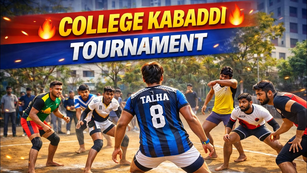 💪College kabaddi tournament 🏟️ #logvideos #vlog #kabaddi #gym#talhashah 