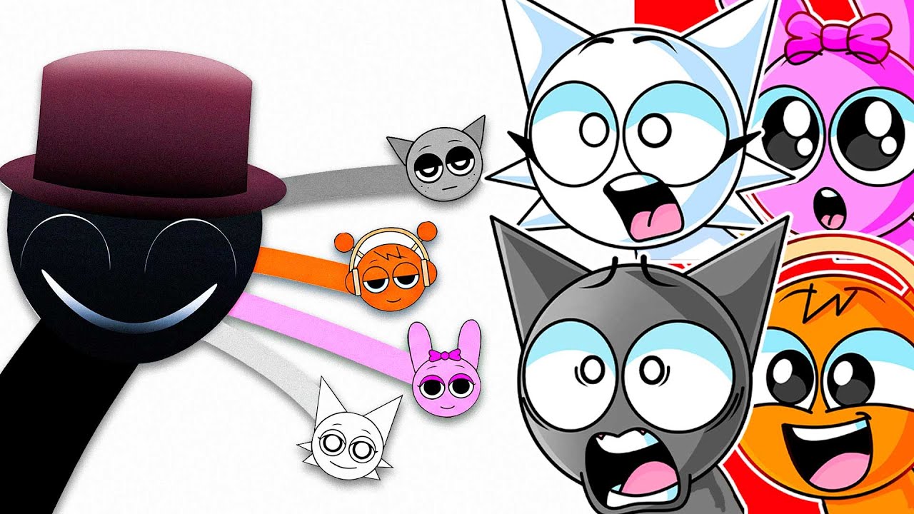 SPRUNKI SQUAD против PHASE 4 MR. BLACK!!