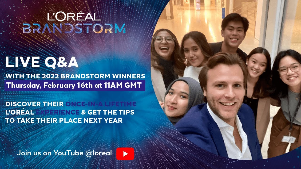 Q&A with the 2022 Brandstorm winners: Discover their once-in-a-lifetime L'Oréal experience!