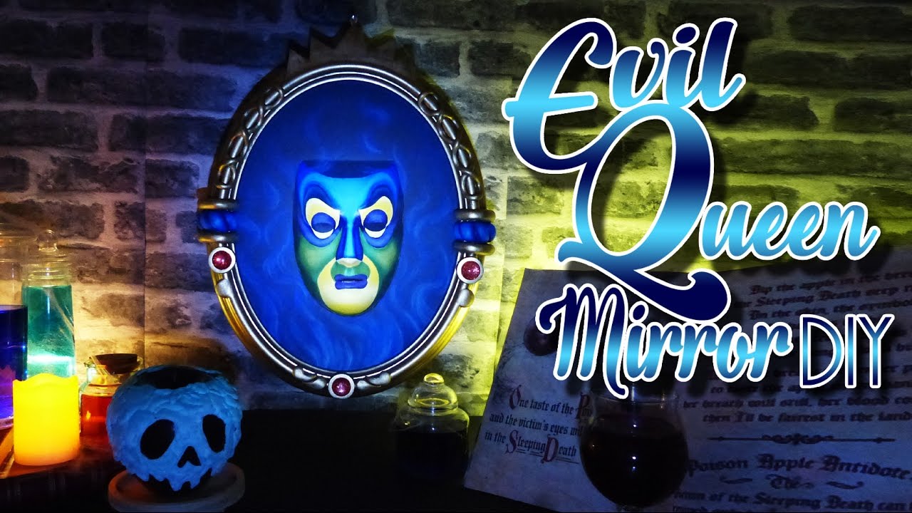 Disney DIY - EVIL QUEEN MIRROR & POISONED APPLE TUTORIAL ENG/FR