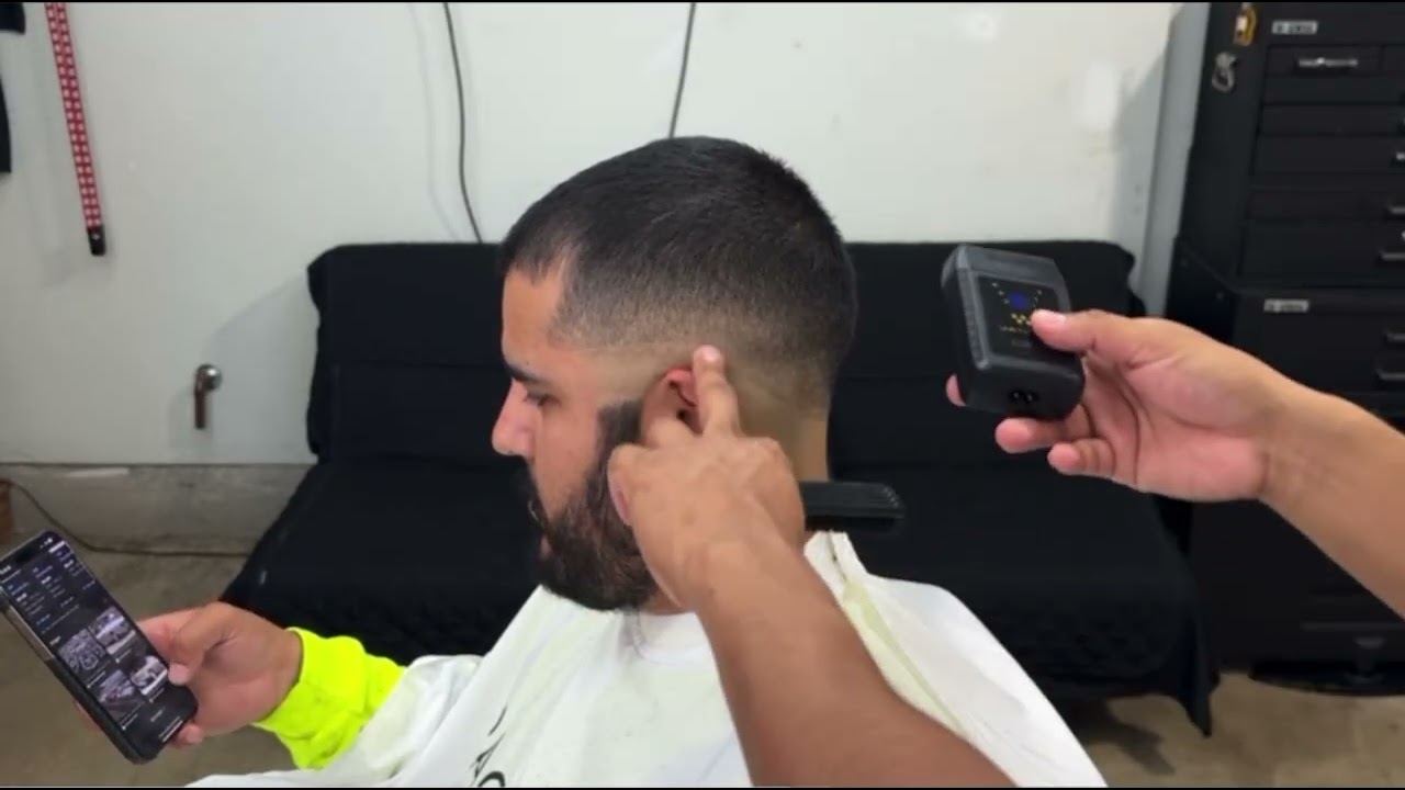 Mid Fade 🔥🔥🔥/ Elegant Barbershop #haircut #hairstyle #hindisong 