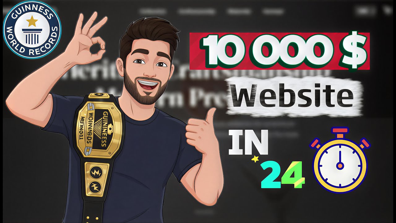 I Built a $10,000 Website in 24 Hours🔥 To Prove Coding Is Not Luck💻