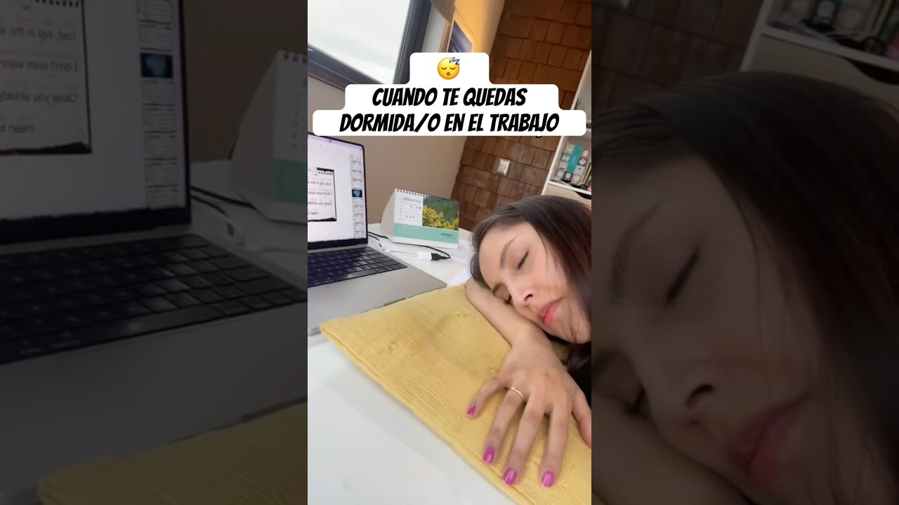 When you fall asleep at work 😴 #diewithasmile #funenglish #inglesdivertido