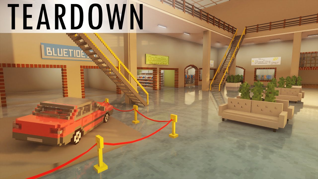 Destroy The Empty Mall In Teardown