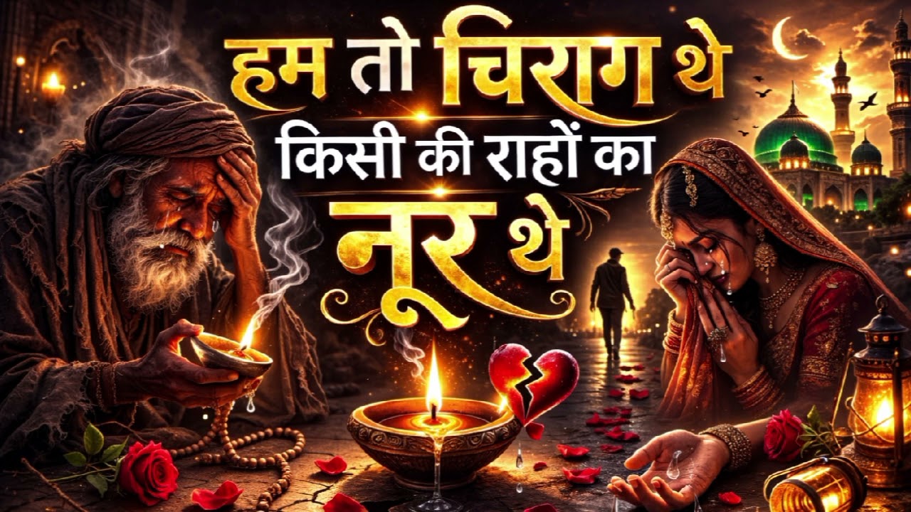 इमोशनल: जिसे अपना समझा वही बेगाना निकला - हम तो चिराग़ थे | Heart Touching Qawwali 2026 