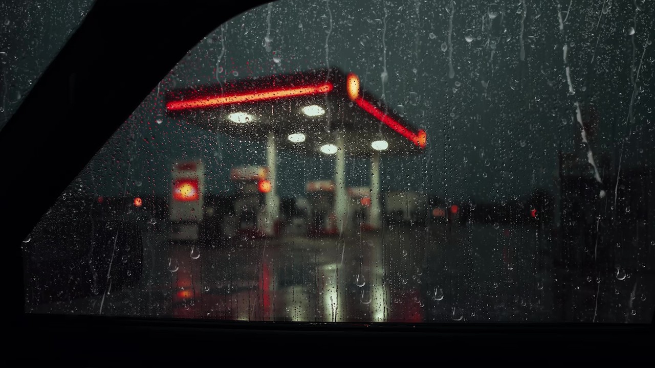 Relax with Heavy Rain in a Car 🚗🌧️ White Noise to Ease Insomnia and Calm the Mind