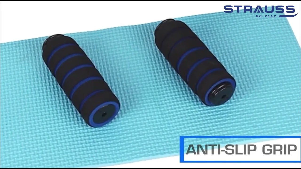 Double Wheel Ab Exerciser with Knee Pad II Strauss