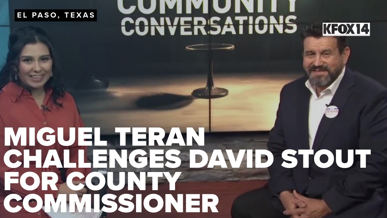 Community Conversations: Miguel Teran challenges David Stout for County commissioner