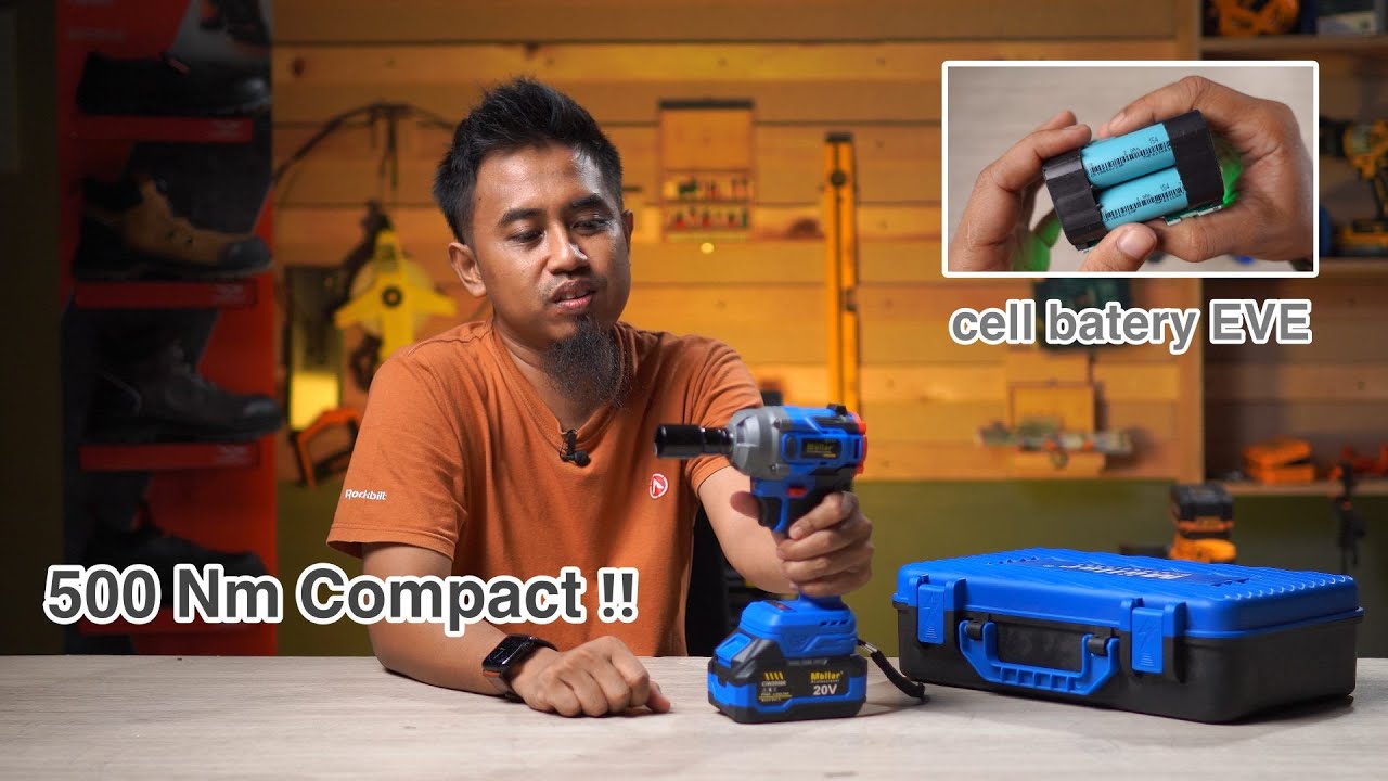 Makin berkelas & gila2an upgradenya!! - NEW MOLLAR CIW20500 GEN-3 CORDLESS BRUSHLESS IMPACT WRENCH