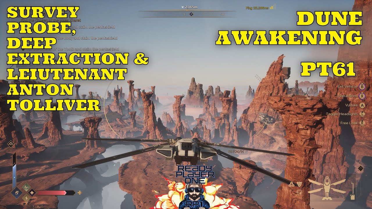Dune - Awakening - Pt61 - Survey Probe, Deep Extraction & Lieutenant Anton Tolliver #readyplayerone