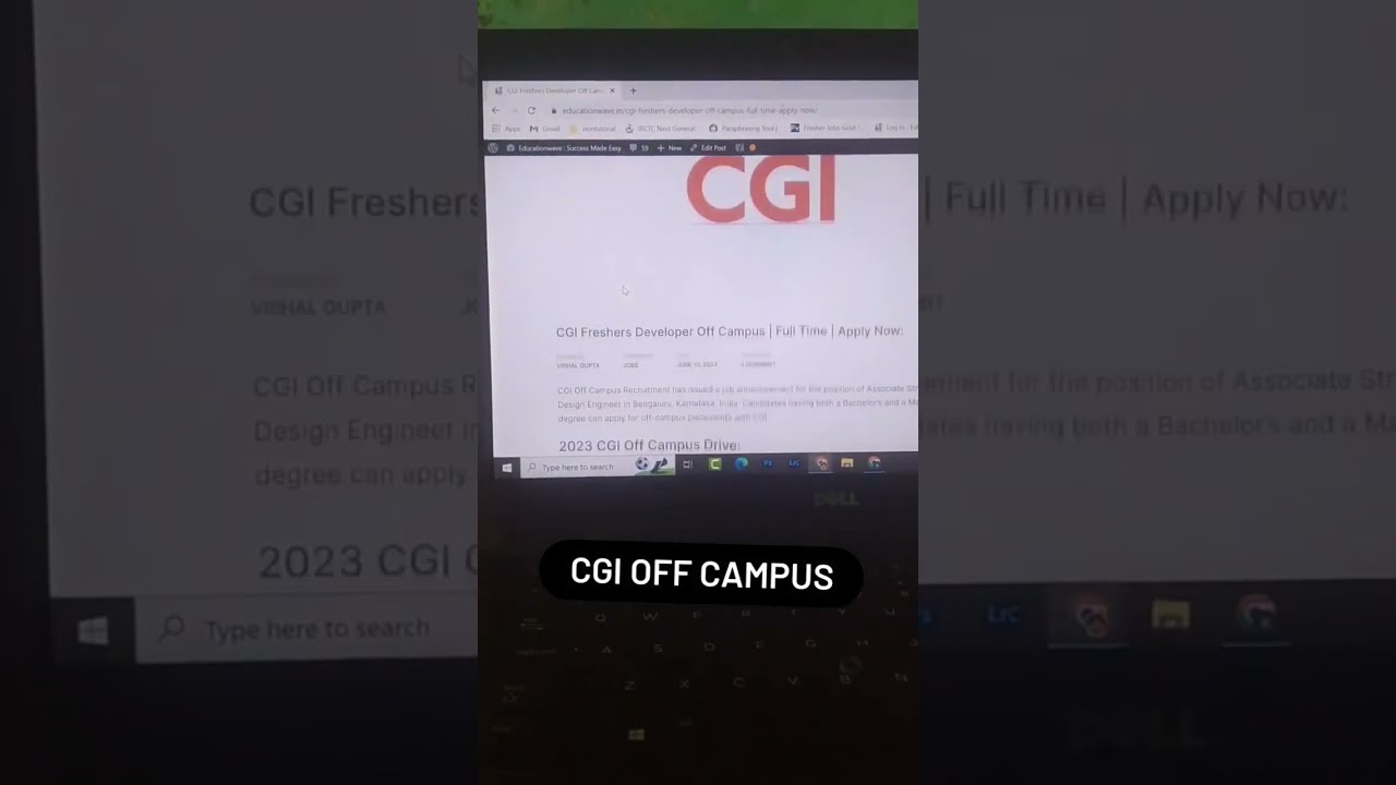 CGI Off Campus freshers Developer |Full Time | Apply Now