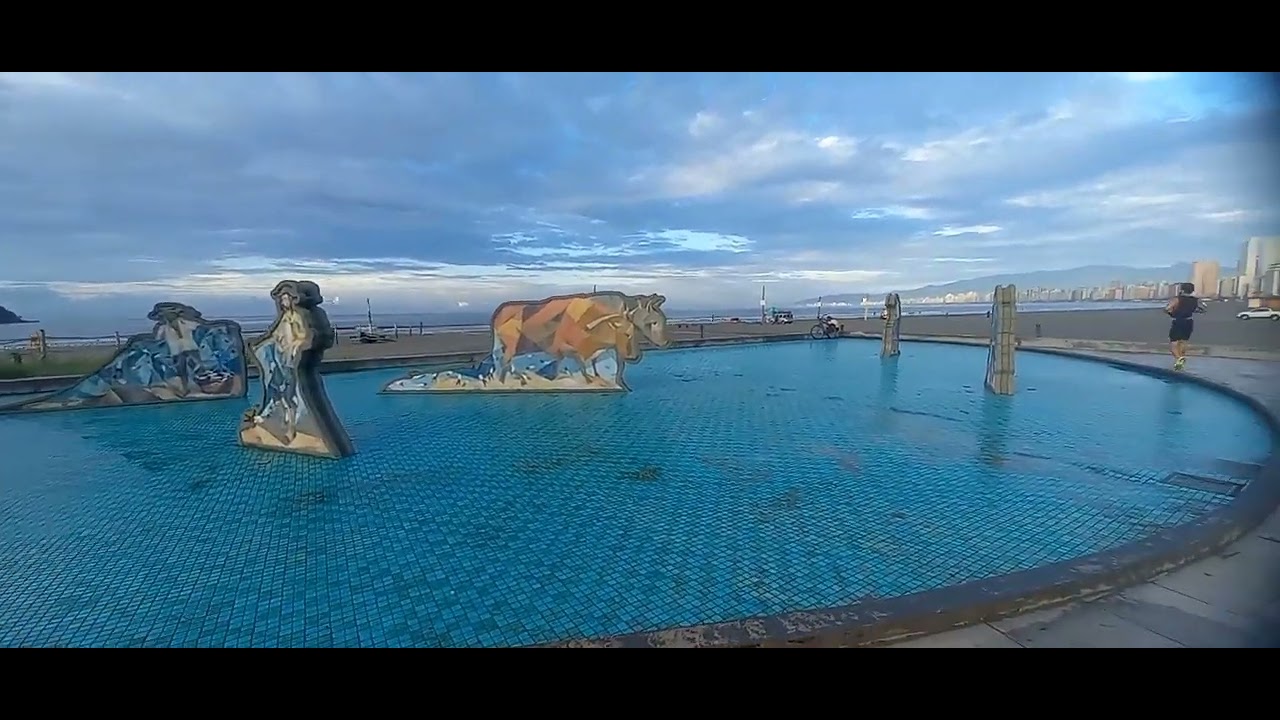 Alguns vídeos de praia grande litoral sul