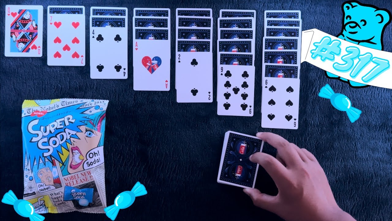 Super Soda Hard Candy ~ ASMR Candy & Solitaire #317