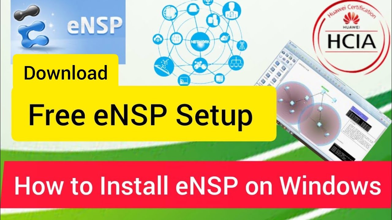 How to Install eNSP on windows in 2025-26 Huawei Simulation Software | Easy Step by Step Guide