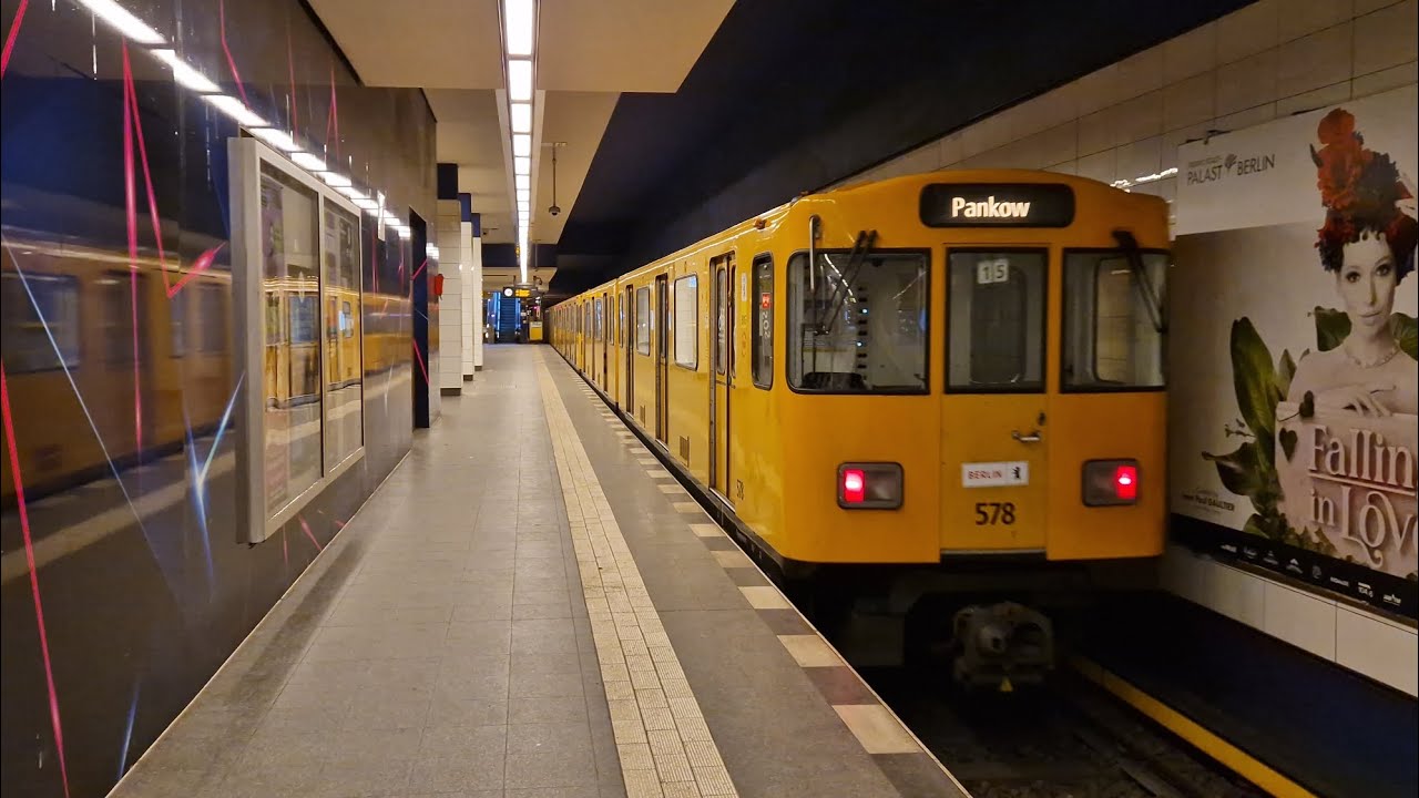 U-Bahn Berlin | Mitfahrt in der U2 von Deutsche Oper bis Pankow im A3L92 589