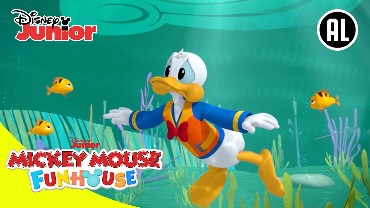 🎣Vang Iets Groots! | Mickey Mouse Funhouse | Disney Junior BE