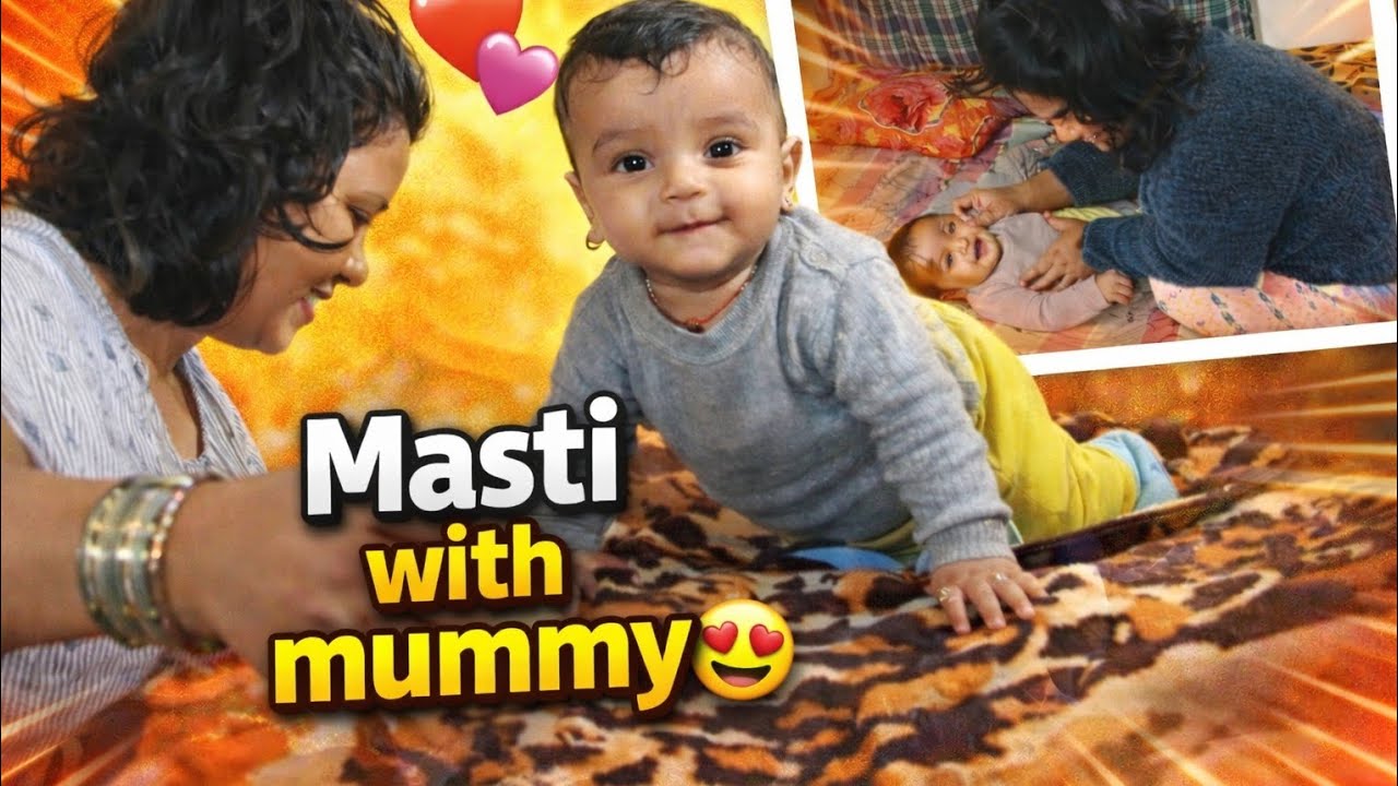 MASTI WITH MUMMY 😍 | CUTE BABY FUN AT HOME | FAMILY VLOG 