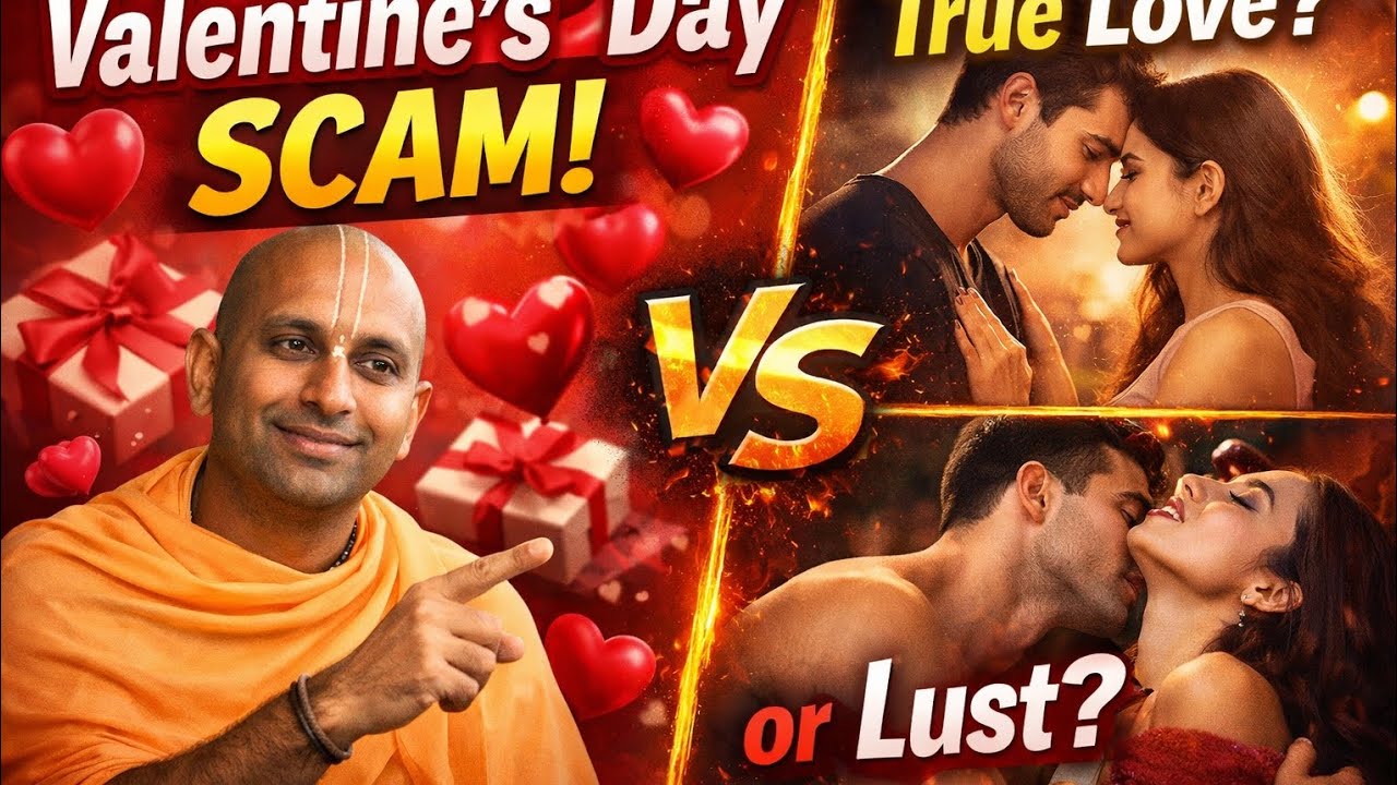 Valentine's Day SCAMWhat is True Love vs Lust fromBhagavad Gita |Krishna 
