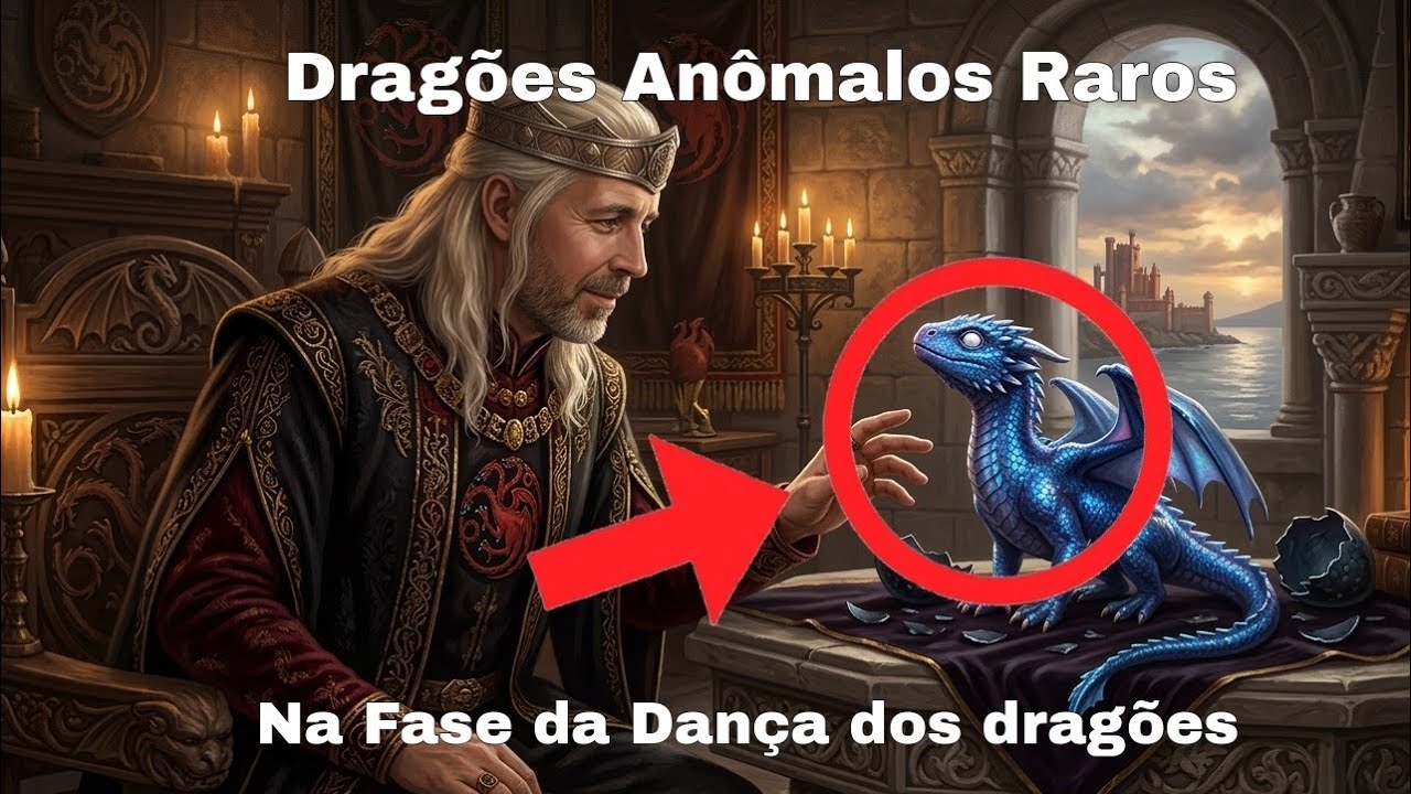 O Renascimento Dos Dragões Raros de Game Of Thrones PARTE 2 (House Of The Dragon/A Casa Do Dragão)AU