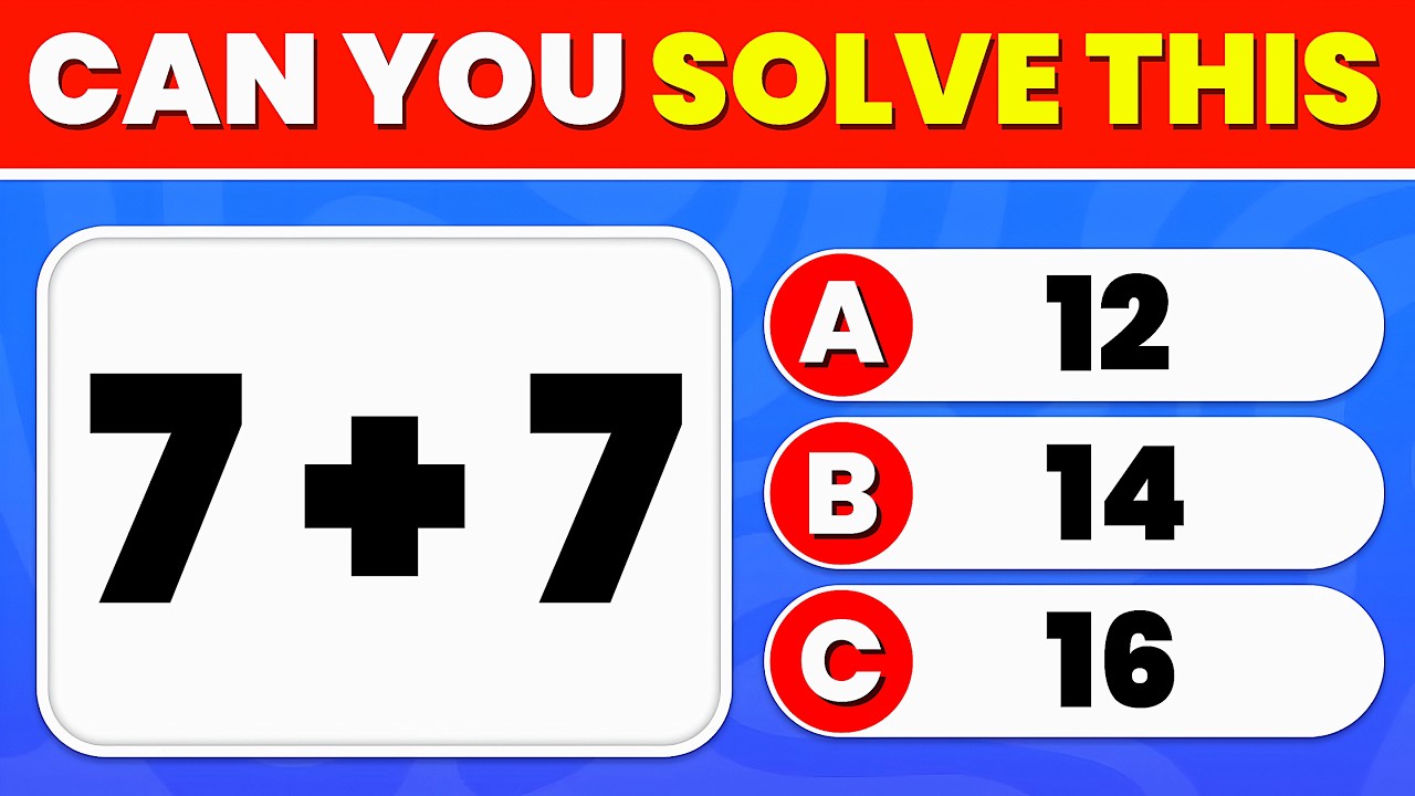 Can You Pass This Maths Quiz...? ➗✖️🧠 | EASY to IMPOSSIBLE | QuizVaultt