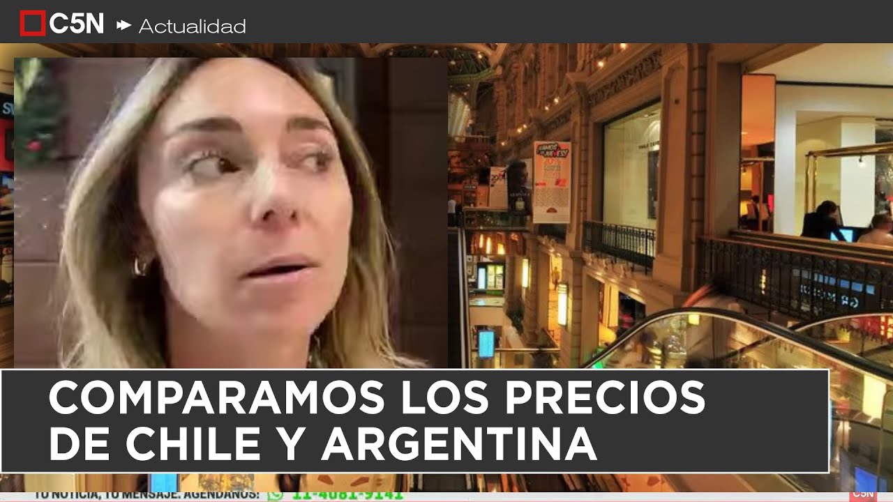 COMPARAMOS los PRECIOS de CHILE y ARGENTINA