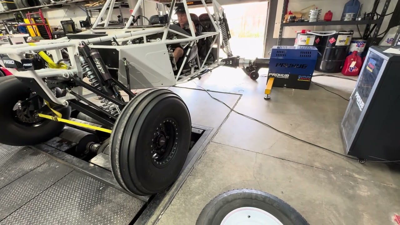 Dyno pull in the sand car with Steve Cole