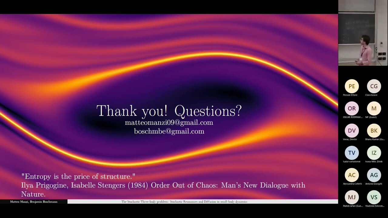The Stochastic Three-body problem: Stochastic Resonances and Diffusion in small-body dynamics