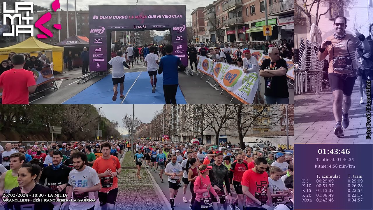 La Mitja Marató de Granollers - Les Franqueses - La Garriga 25/02/2024 #lamitja