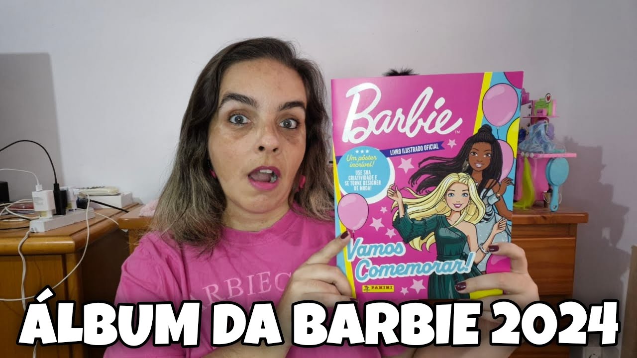 VOCÊS ESTÃO SABENDO DESSA NOVIDADE?😲 ÁLBUM DA BARBIE 2024 🎂