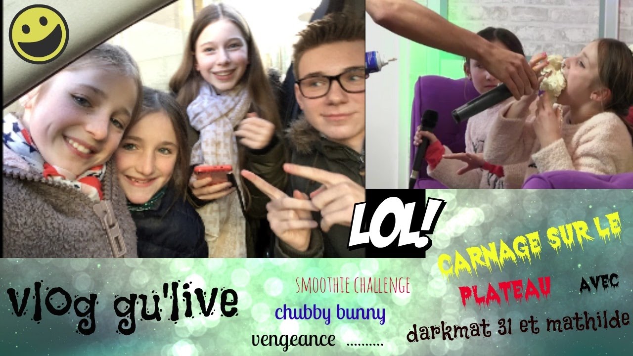Vlog du Gu'Live :  challenge et carnage sur le plateau :)