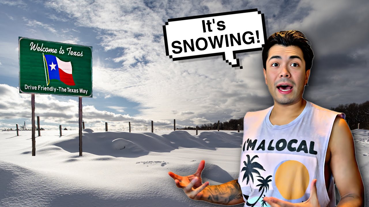 Texas Is CLOSED, Due To SNOW! ⛄️