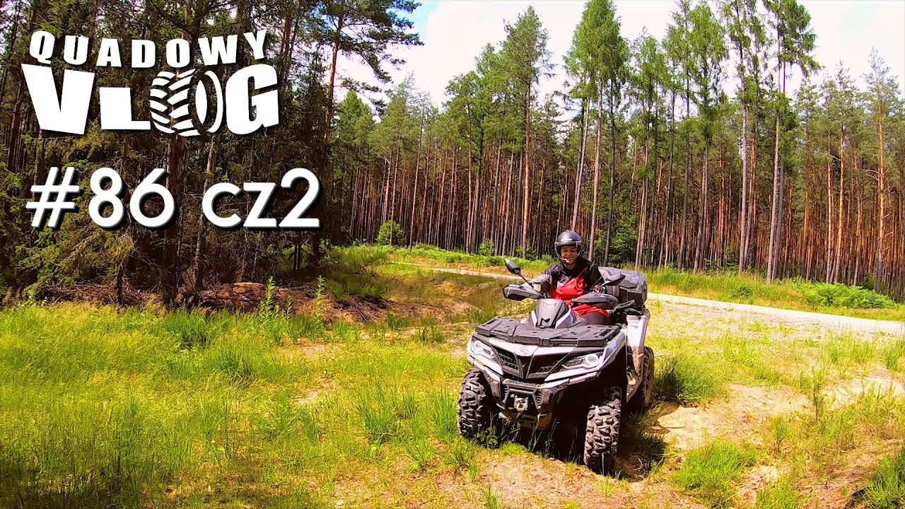 #86 cz2 - Dogoniliśmy burzę, 2x Cf Moto 850 Titanium Grey (quad vlog test)