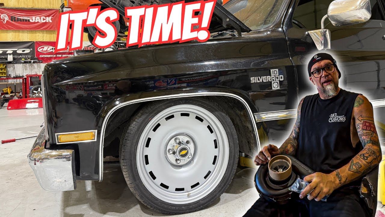 Procharging and Lowering the 1985 Squarebody! Every Truck NEEDS This!