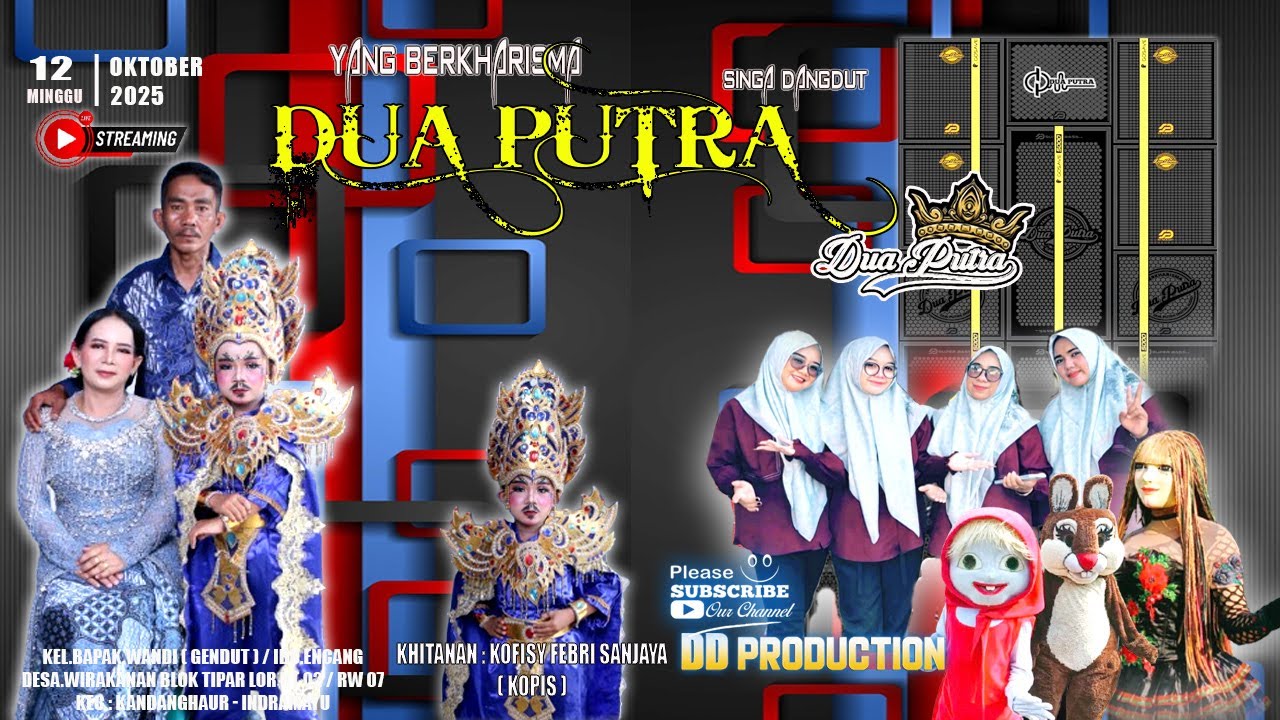 🔴 LIVE  ARAK ARAKAN KELILING II   DUA PUTRA II  DESA WIRAKANAN BLOK TIPAR LOR  II 12 OKTO 205 