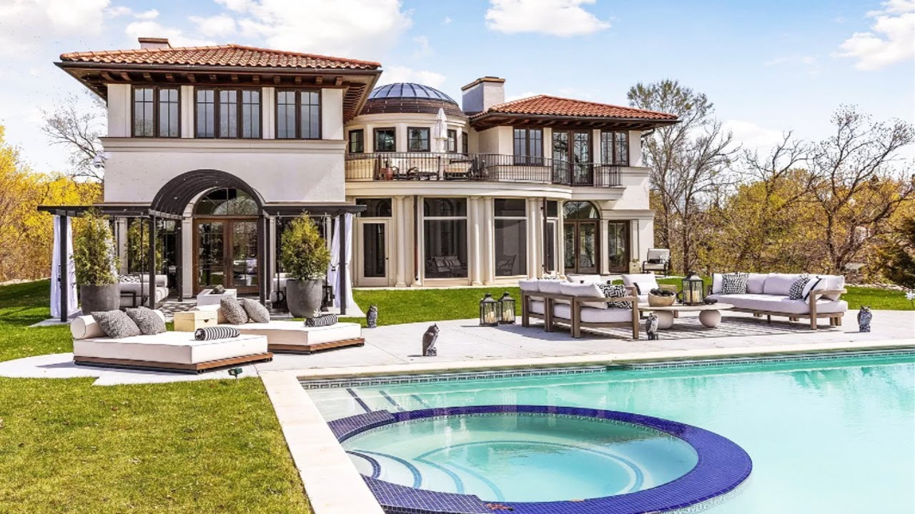 Luxury mansion for $ 15,000,000 in Minnesota. House tour.