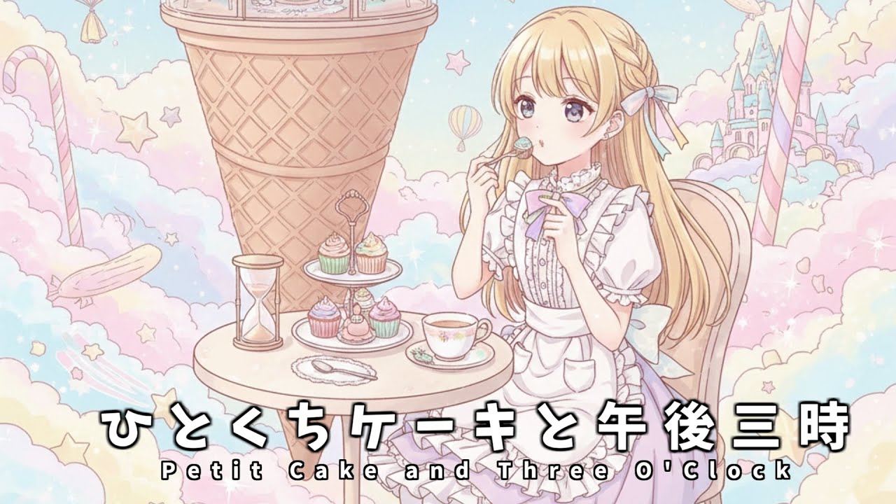 【癒し系Lo-Fi】午後のティータイムBGM「ひとくちケーキと午後三時」｜フリーBGM / Chill / 作業 / 睡眠