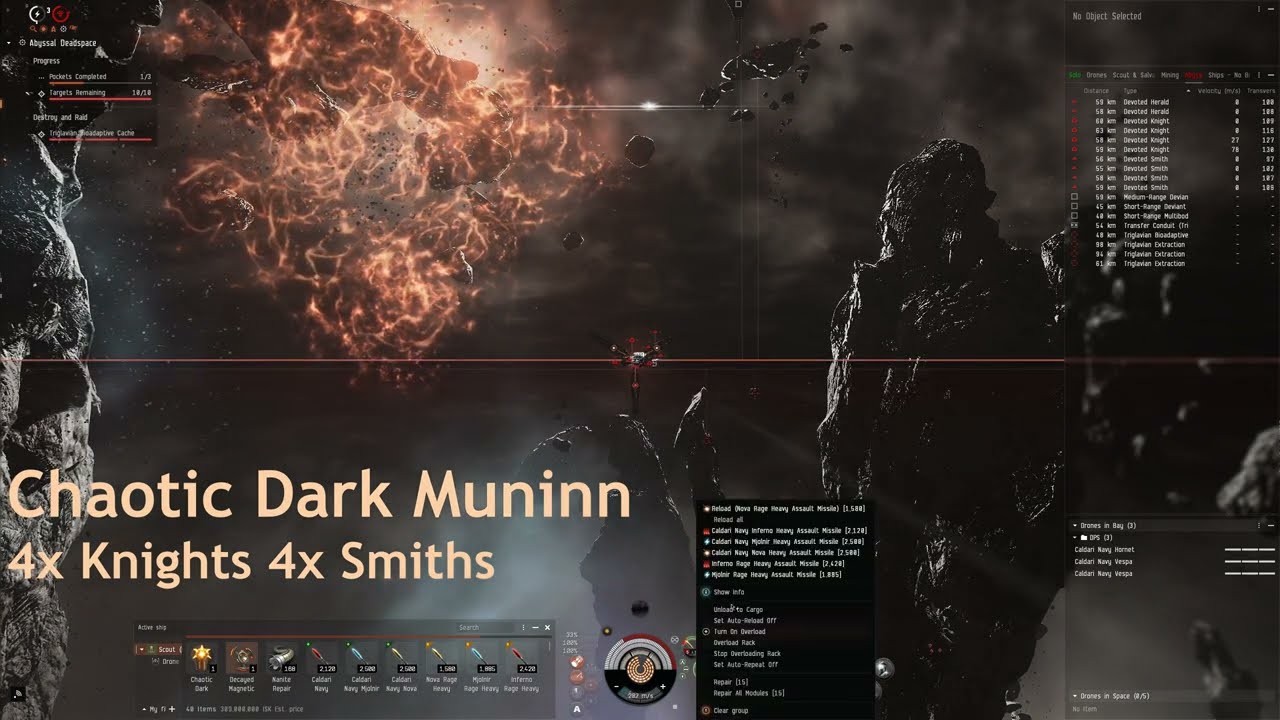 Chaotic Dark Muninn - 4x Knights 4x Smiths - Using the Weather to Your Advantage