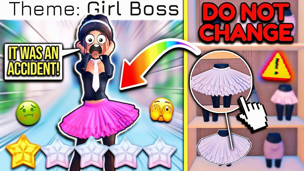 I *Can't* TAKE OFF Any ITEMS No MATTER WHAT In DRESS To IMPRESS! *Hardest Challenge* | ROBLOX