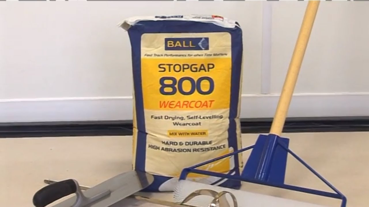 How to mix and apply Stopgap 800 Wearcoat - Self-Levelling Wearing Surface