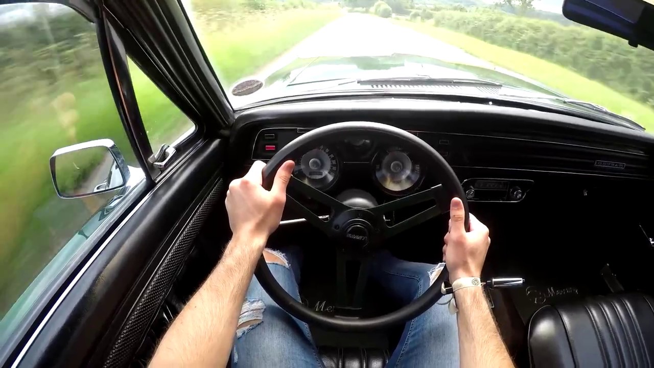 1968 Mercury Cougar 302 V8 - POV TEST DRIVE