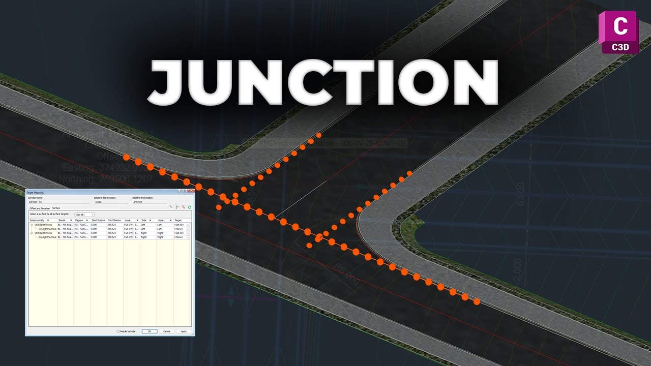 Road Design in Civil 3D - Simple Junction (Part 5)