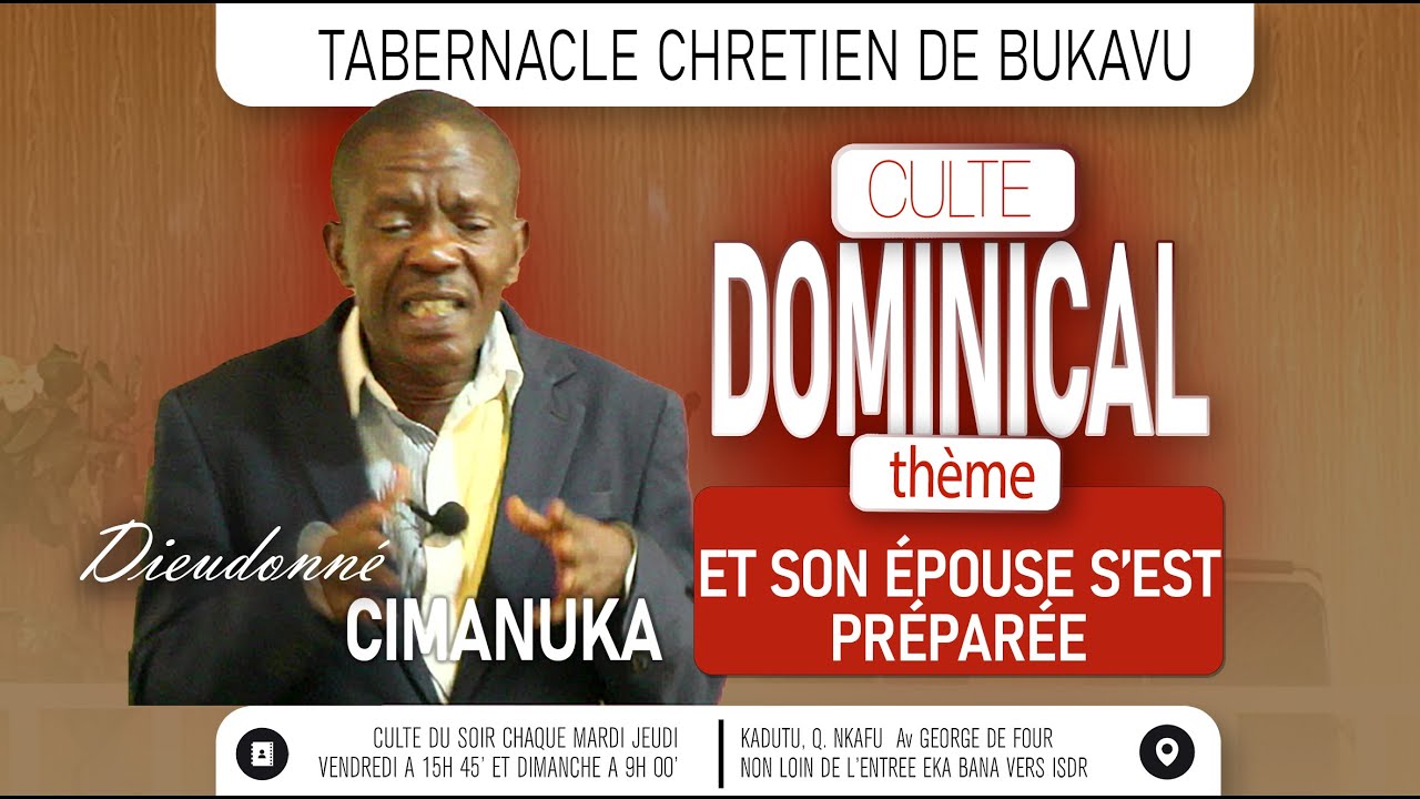 2026 02 01 Dim, Fr Dieudonné CIMANUKA, Sujet : Et son épouse s’est préparée