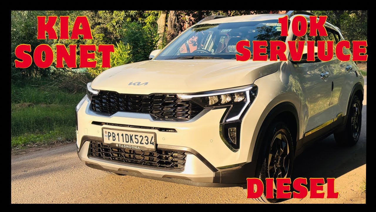 KIA SONET DIESEL first 10k service 