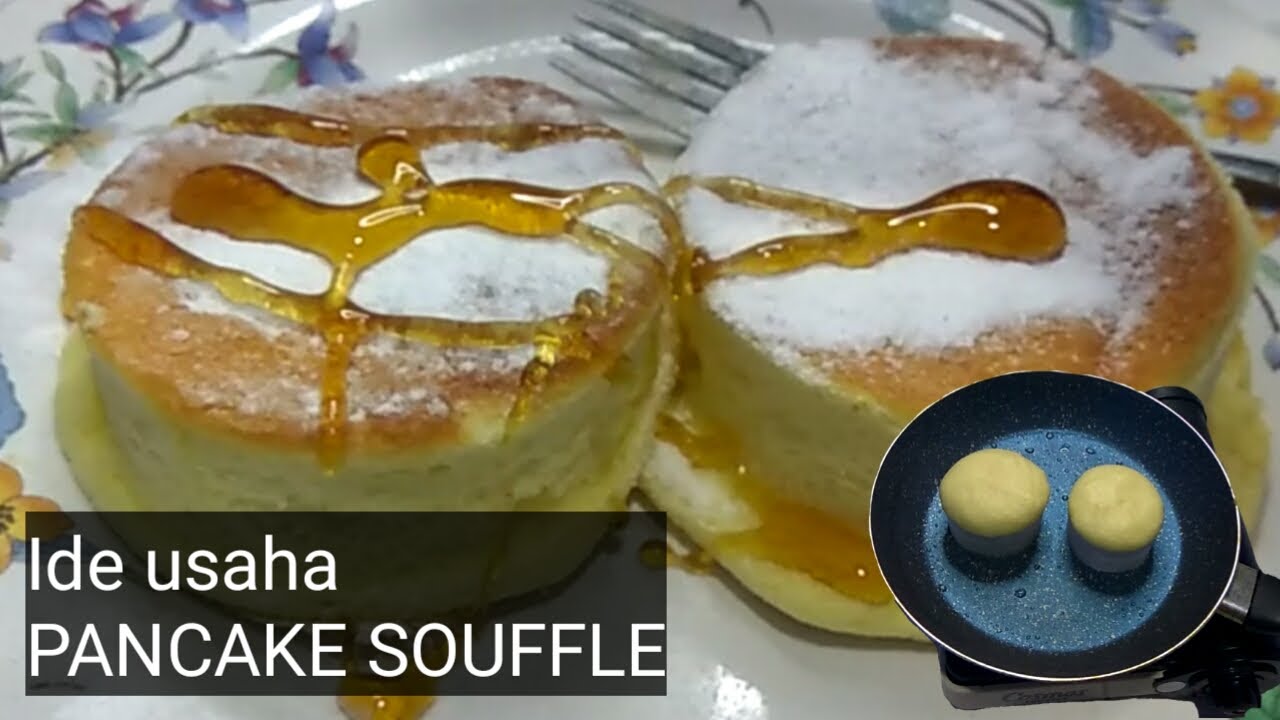 Pancake #souffle lebih mudah mengembang #pancake#pancakefluffy #pancakesouffle