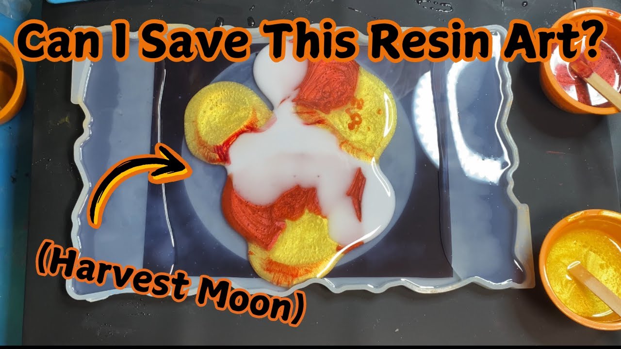 This was HARD...Resin Blood Moon | Testing my Limits as a RESIN ARTIST!