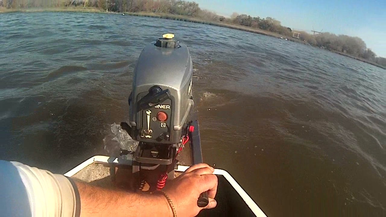 Segunda prueba de canobote en el rio De La  Plata (Bernal) 11-7-21
